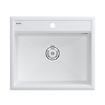 Превью картинка Кварцевая мойка Paulmark STEPIA 60 PM115951-WH Белый матовый WH #2