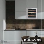 Превью картинка Шкаф винный встраиваемый Винный холодильник (шкаф) компрессорный Dunavox DAV-32.81DSS.TO #7