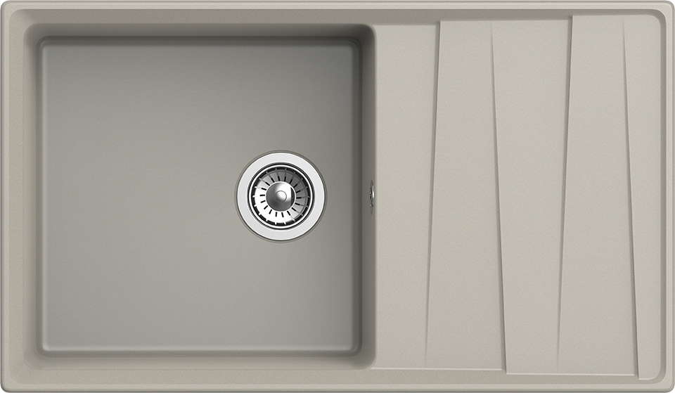 Фото Мраморная мойка GranFest LEVEL 860L Топаз
