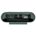 Превью картинка Наклонная вытяжка Maunfeld MURANO 80 Green #11