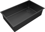 Превью картинка Металлическая мойка Paulmark NEXT-SKEW 74 UNI PM887444-MBN Матовый черный #3