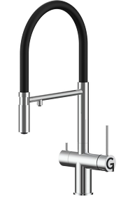 Картинка Rivelato Adria U-обр. гибкий излив с краном питьевой воды D-35мм cromo