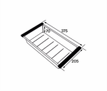 Превью картинка Коландер Paulmark ADVANCE A375 A375-GM Вороненая сталь GM #6