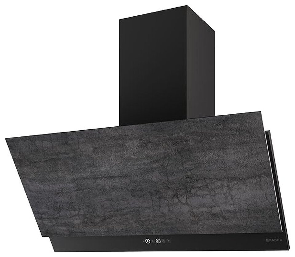 Фото Наклонная вытяжка Faber GRÈXIA GRES DG/BK A90