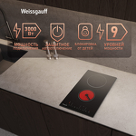 Превью картинка Электрическая варочная панель домино Weissgauff HV 32 BKS #11