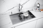 Превью картинка Металлическая мойка Paulmark NEXT-PRO 74 UNI PM707445-BS брашированная сталь #8