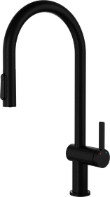 Картинка Rivelato PORTO U-обр. с выдвижной лейкой и краном питьевой воды D-35мм antracite