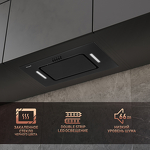 Превью картинка Полновстраиваемая вытяжка Weissgauff Aura 900 BL #2