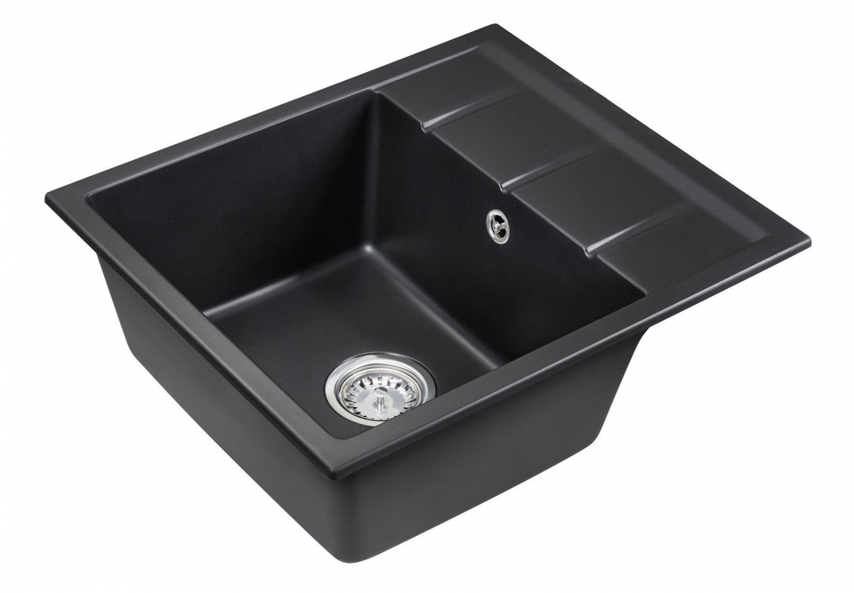 Фото Гранитная мойка ЕМАР EMQ-1580.Q Оникс