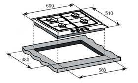 Картинка Weissgauff HGG 641 BGh Nano Glass