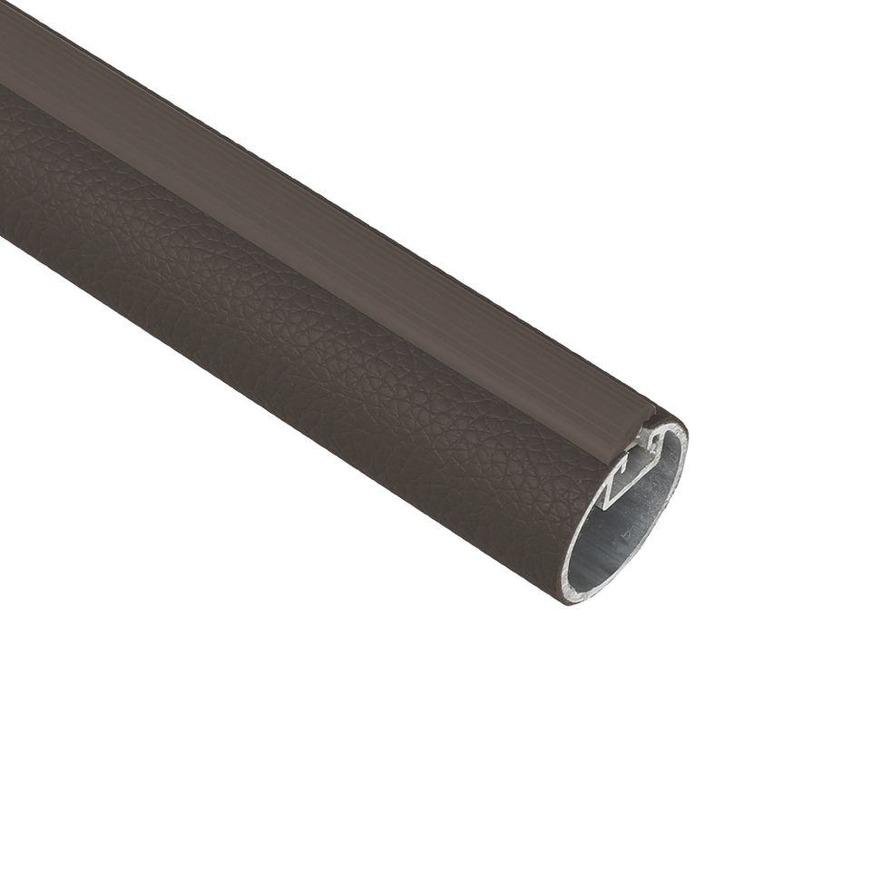 Фото Duslar Штанга круглая RAIN из кожи для одежды, длина 3000 мм, коричневый