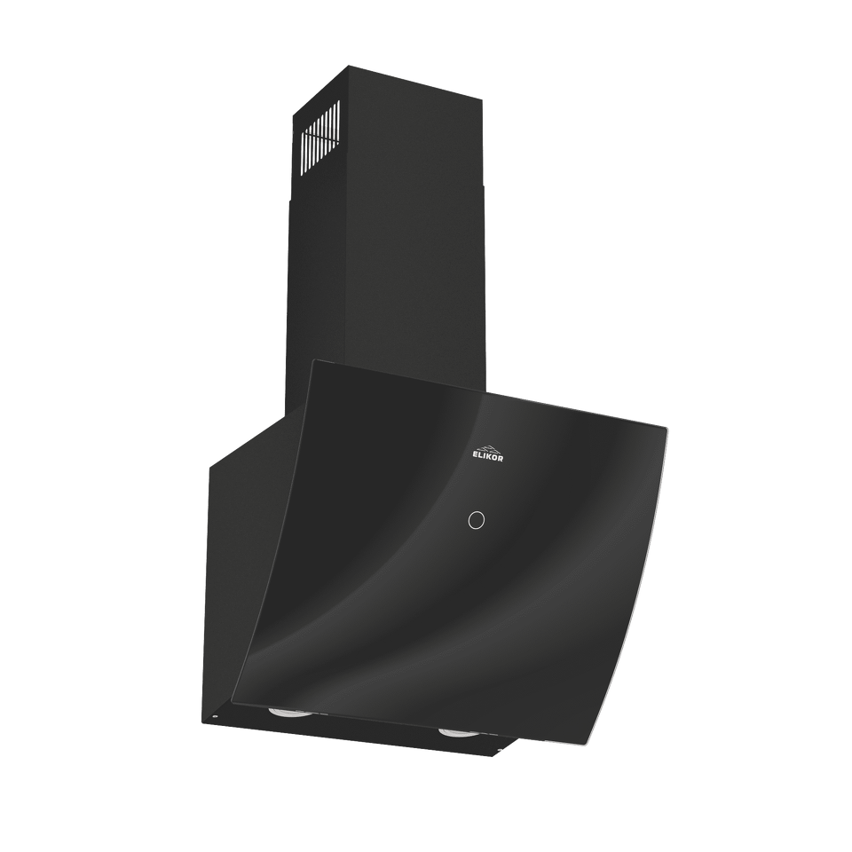 Фото Наклонная вытяжка Elikor WAVE 50 BK