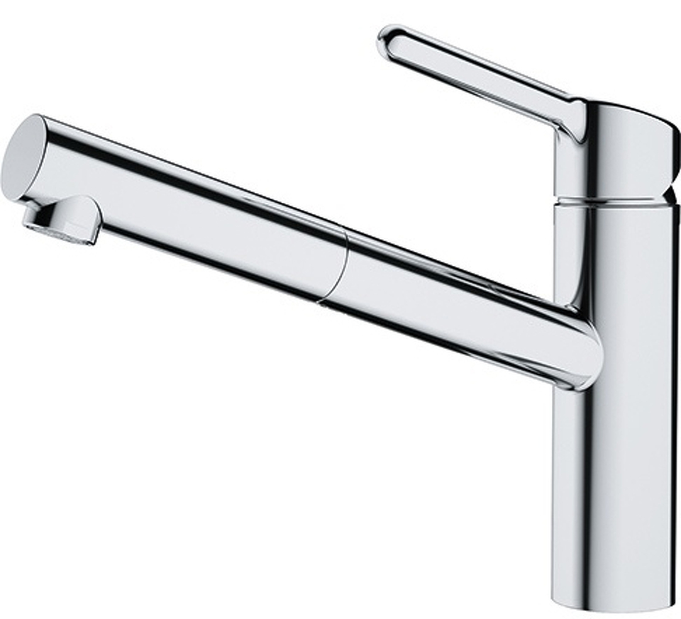 Фото Смеситель для кухни Franke Orbit с выдвижным шлангом хром