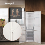 Превью картинка Холодильник с нижней морозилкой Weissgauff WRK 2010 D Inverter NoFrost Beige Soft Close #13