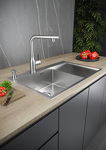 Превью картинка Смеситель для кухни Paulmark VIPER Vi213105-BS Брашированная сталь #3