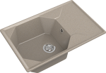 Превью картинка Мраморная мойка GranFest UNIQUE 740L Песочный #2