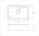 Превью картинка Металлическая мойка EMAR OL-CS210S #6