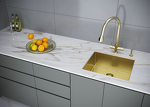Превью картинка Смеситель для кухни Paulmark LANGE La214212-LG Светлое золото #3