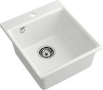 Превью картинка Мраморная мойка GranFest LEVEL 420 Иней #2