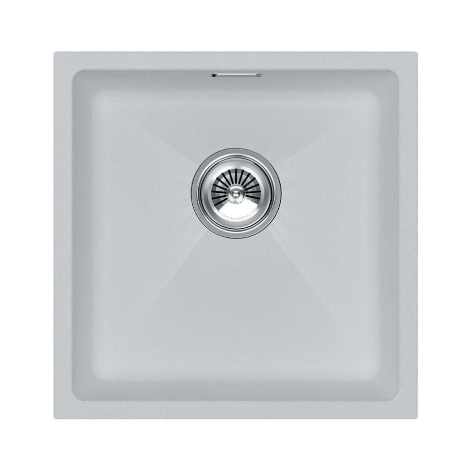 Фото Гранитная мойка Paulmark LUMI 45 UNI LU45-WH Белый матовый WH