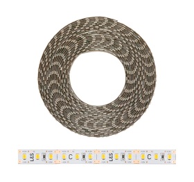 Картинка L&S Italy Светодиодная лента MECCANO, ширина 10мм, длина 5000мм, 108 led/м, 12 V, 11.8 W/м, теплый (3000K)