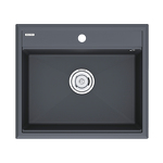 Превью картинка Кварцевая мойка Paulmark STEPIA 60 PM115951-AN Антрацит #1
