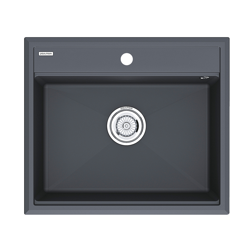 Фото Кварцевая мойка Paulmark STEPIA 60 PM115951-AN Антрацит