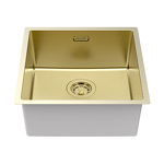Превью картинка Металлическая мойка Paulmark LASSAN 44 UNI LA44-LG Светлое золото #3