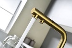 Превью картинка Смеситель для кухни Paulmark SERPENTINE Se213222-BG Брашированное золото BG #14
