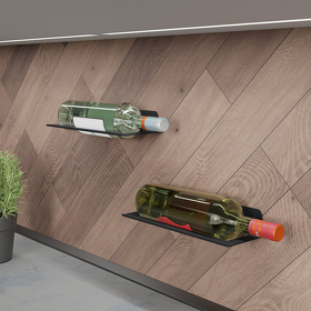 Картинка Duslar Держатель RISLY для бутылок, длина 270 мм, черный