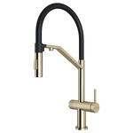 Превью картинка Смеситель для кухни Paulmark ZENDER Ze213155-LG Светлое золото #2