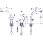 Превью картинка Дозатор Paulmark ESSEN Es213001 Es213001-BLM Черный #3