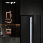 Превью картинка  Холодильник side by side Weissgauff WSBS 500 Inverter NoFrost Black #8