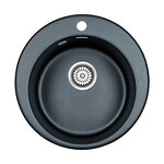 Превью картинка Кварцевая мойка Paulmark GELEGEN 50 PM404800-BLM Черный #1