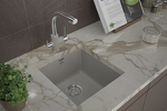 Превью картинка Кварцевая мойка Paulmark GERA 50 PM104546-GR Серый GR #4