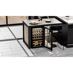 Превью картинка Шкаф винный  Meyvel Винный холодильник (шкаф) компрессорный MEYVEL MV24-KBF1 #5