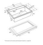 Превью картинка Кварцевая мойка Paulmark STEPIA 80 PM117551-AN Антрацит #4