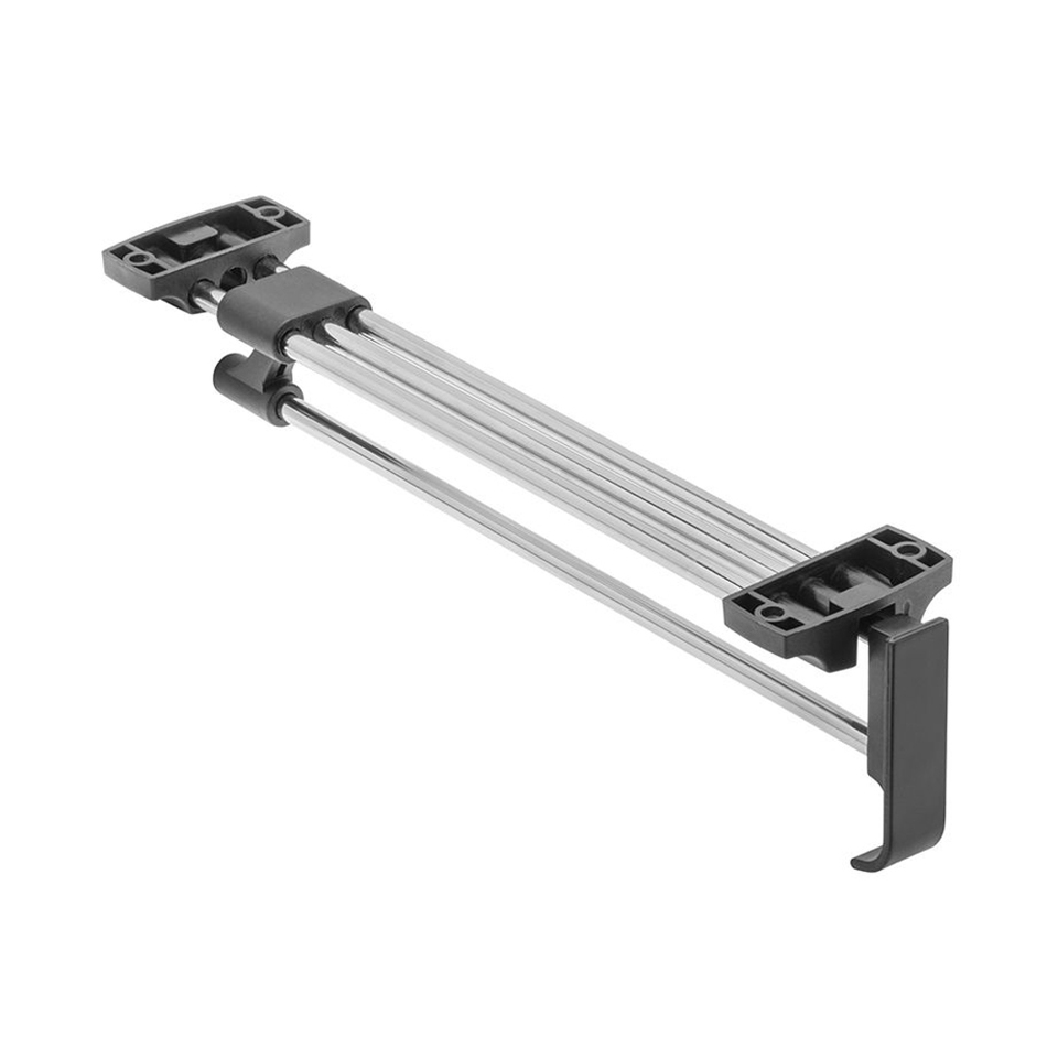 Фото Duslar Выдвижная штанга FOKS для одежды, длина 455 мм, хром/черный