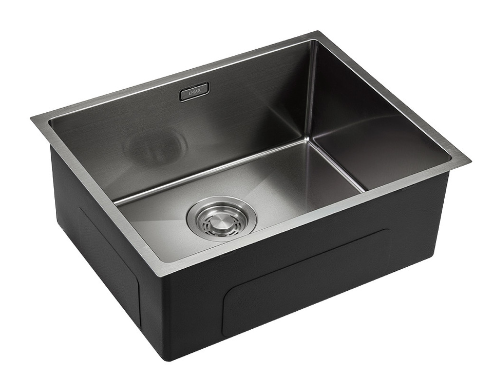 Фото Металлическая мойка EMAR EMB-123 PVD Nano Dark