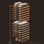 Превью картинка Шкаф винный  Meyvel Винный холодильник (шкаф) компрессорный MEYVEL MV163PRO-KST2 #7