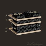 Превью картинка Шкаф винный встраиваемый Meyvel Винный холодильник (шкаф) компрессорный MEYVEL MV22-KBB1 #3