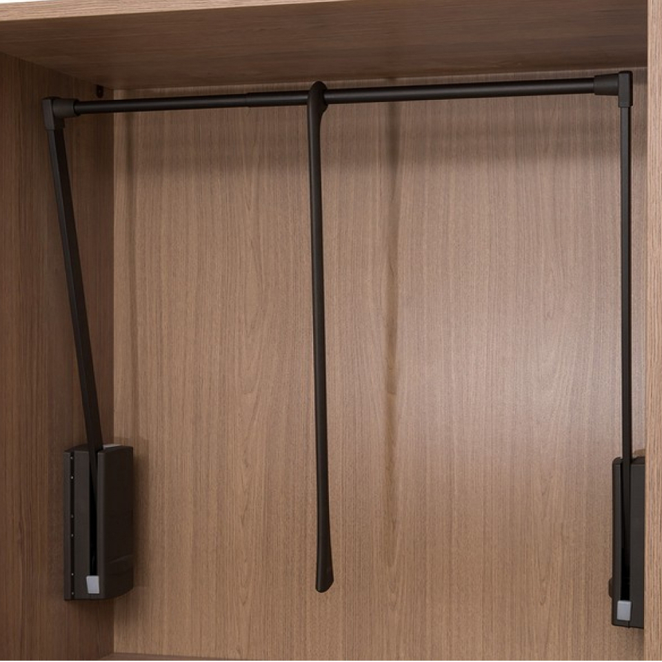 Фото Servetto Телескопический пантограф SERVETTO для одежды, ширина 770-1200 мм, коричневый