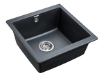 Превью картинка Кварцевая мойка Paulmark GERA 50 PM104546-BLM Черный #3