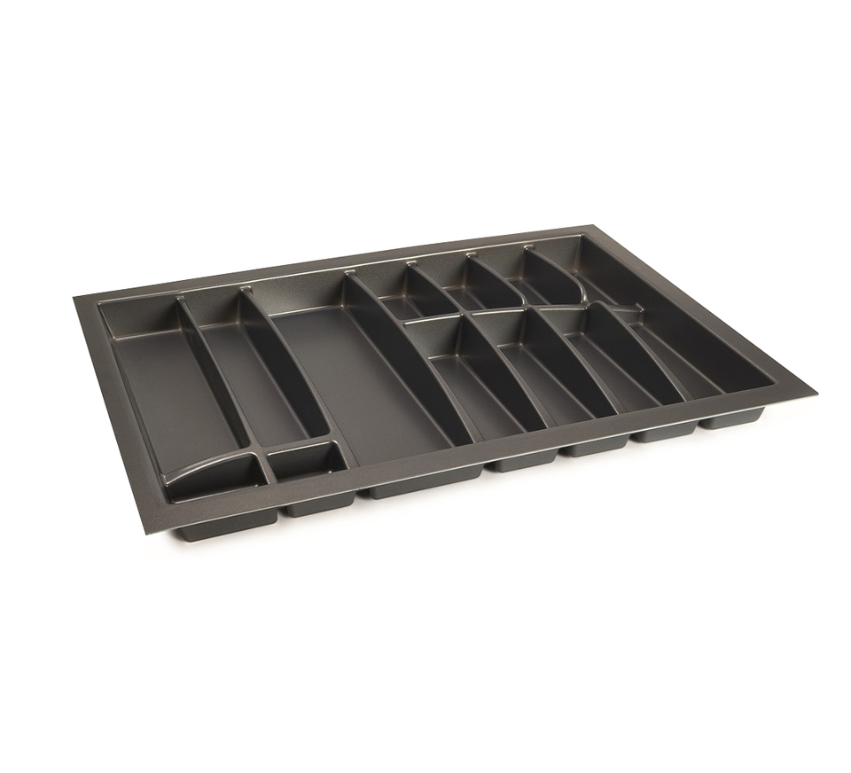 Фото Dirks Лоток LINE для столовых приборов, ширина фасада 800 мм, 718x473х56 мм, антрацит