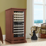 Превью картинка Шкаф винный  Meyvel Винный холодильник (шкаф) компрессорный MEYVEL MV99PRO-KBT2 (Итальянский орех) #6