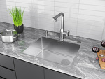 Превью картинка Смеситель для кухни Paulmark URBAN Ur213104-BS Брашированная сталь #3
