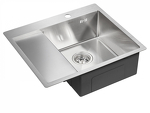 Превью картинка Металлическая мойка Paulmark KRONER 59F PM225951-BSL Брашированная сталь #3