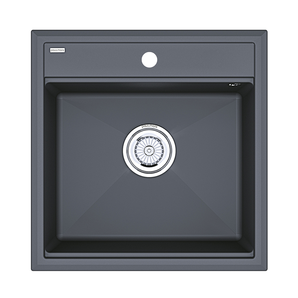 Фото Кварцевая мойка Paulmark STEPIA 50 PM115051-AN Антрацит