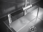 Превью картинка Металлическая мойка Paulmark KRONER-EDGE 59 PM775951-BS Брашированная сталь #5