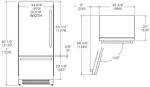 Превью картинка Встраиваемый холодильник с морозильной камерой Bertazzoni REF905BBLXTT #5